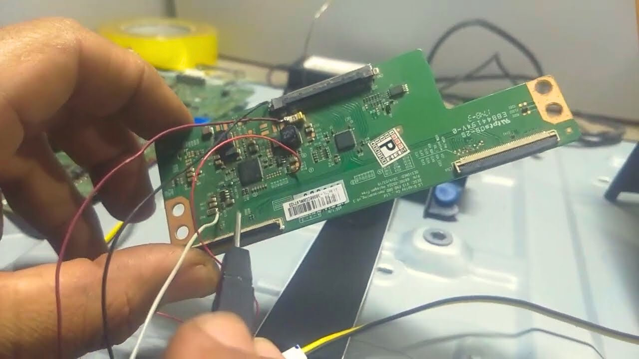 Consertando TV SAMSUNG c/ defeito no display! Voltagem faltando no VGH e VGL da VCOM | UN32J4290AG |