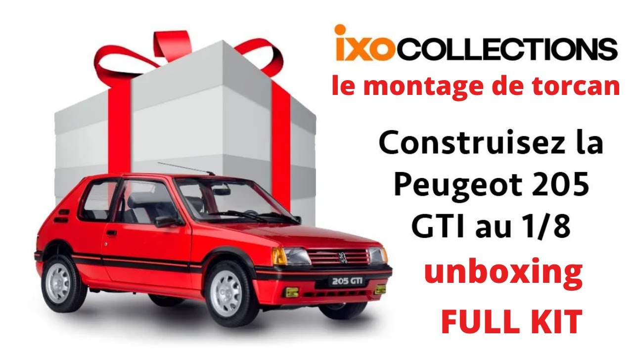 ixo collection 205GTI unboxing du full pack