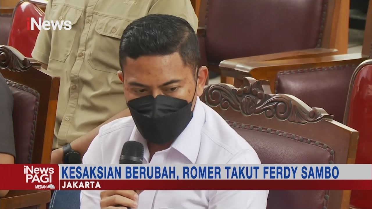 Jawaban Tidak Konsisten dan Tak Jujur, Adzan Romer Takut kepada Ferdy Sambo #iNewsPagi 10/11