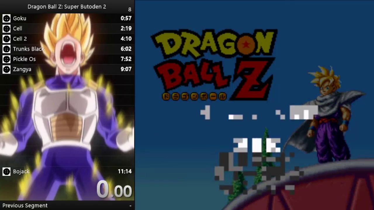 Dragon Ball Z: Super Butoden 2 Any % SpeedRun (11:13.44)