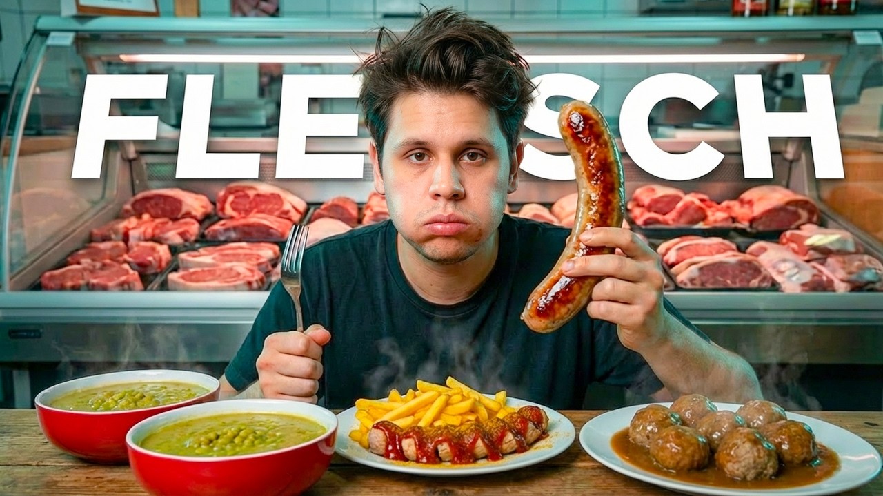 24 STUNDEN VON METZGER ESSEN LEBEN🥩(Mit PFERDEFLEISCH🐴)