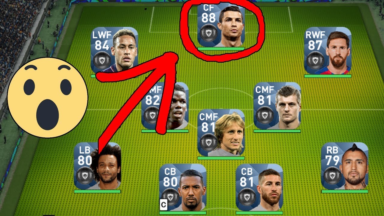 PES 2018 Mobile Mod / Hack ( Black Ball Players ) [ Android / iOS ]