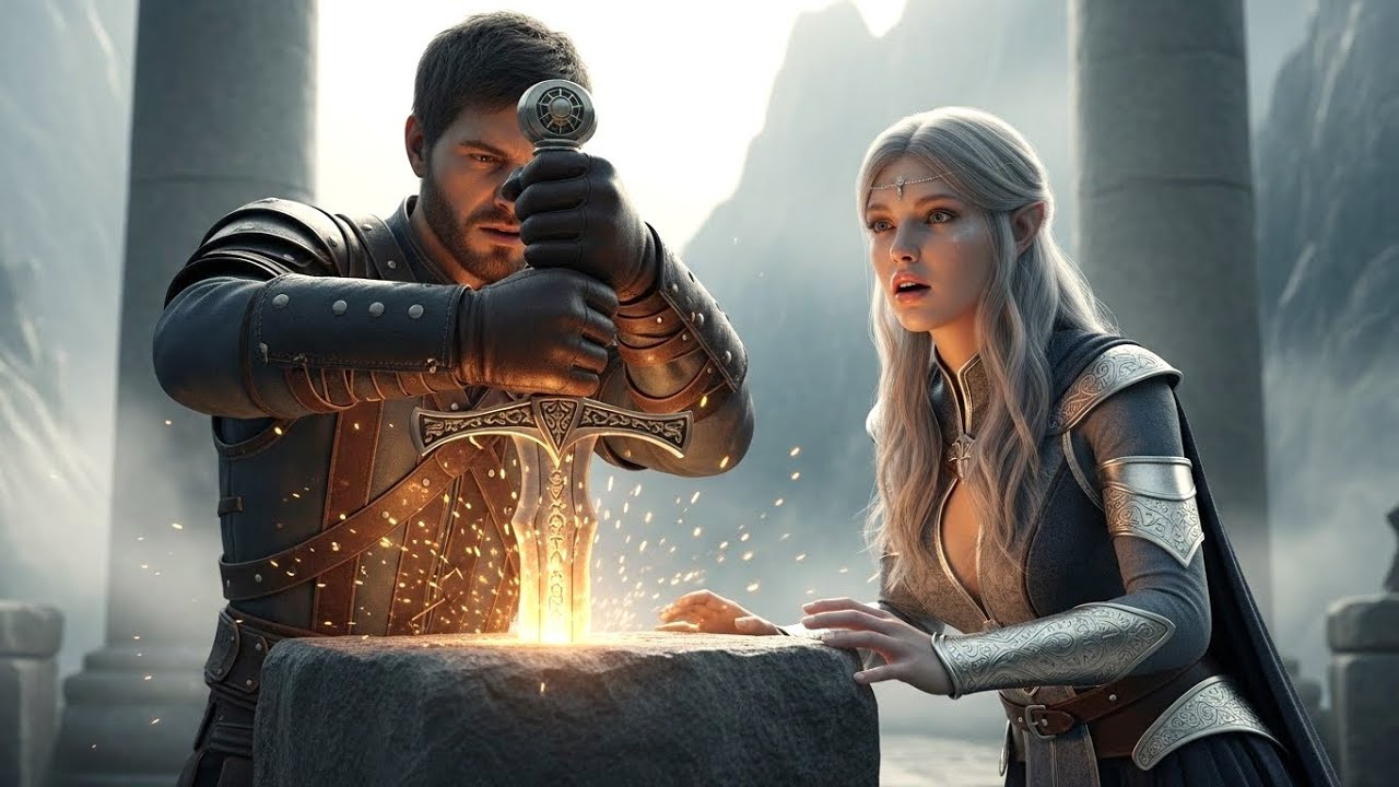 She Sneered at the Human’s Effort to Pull the Sword—His Victory Surprised Her | Sci Fi Story