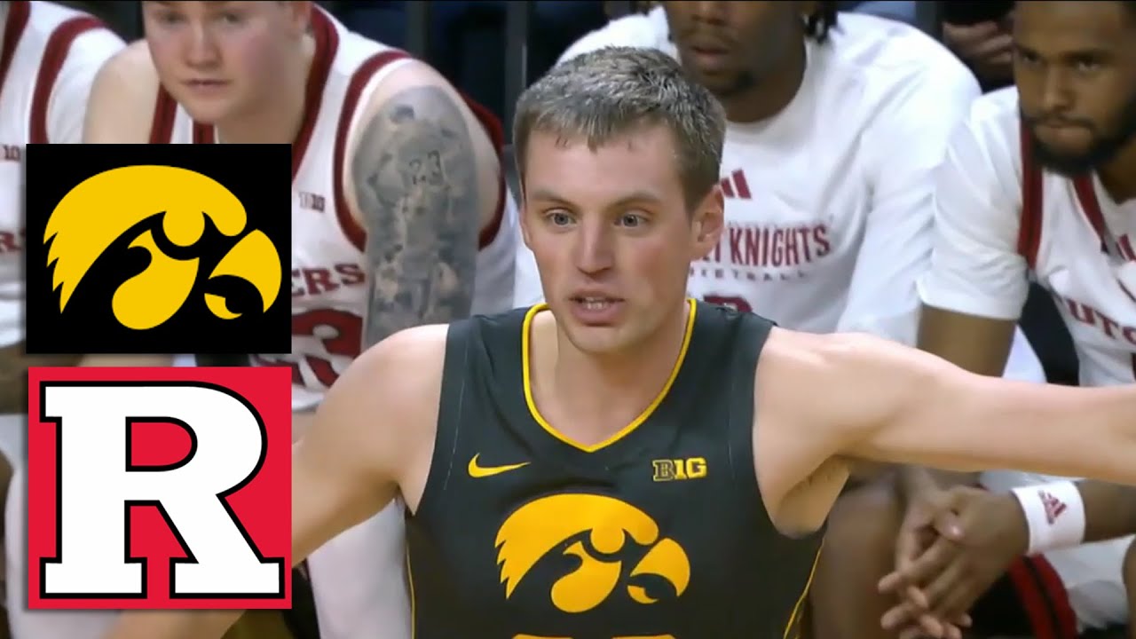 Iowa vs Rutgers Men's College Basketball Highlights Full Game, Feb 12 2025