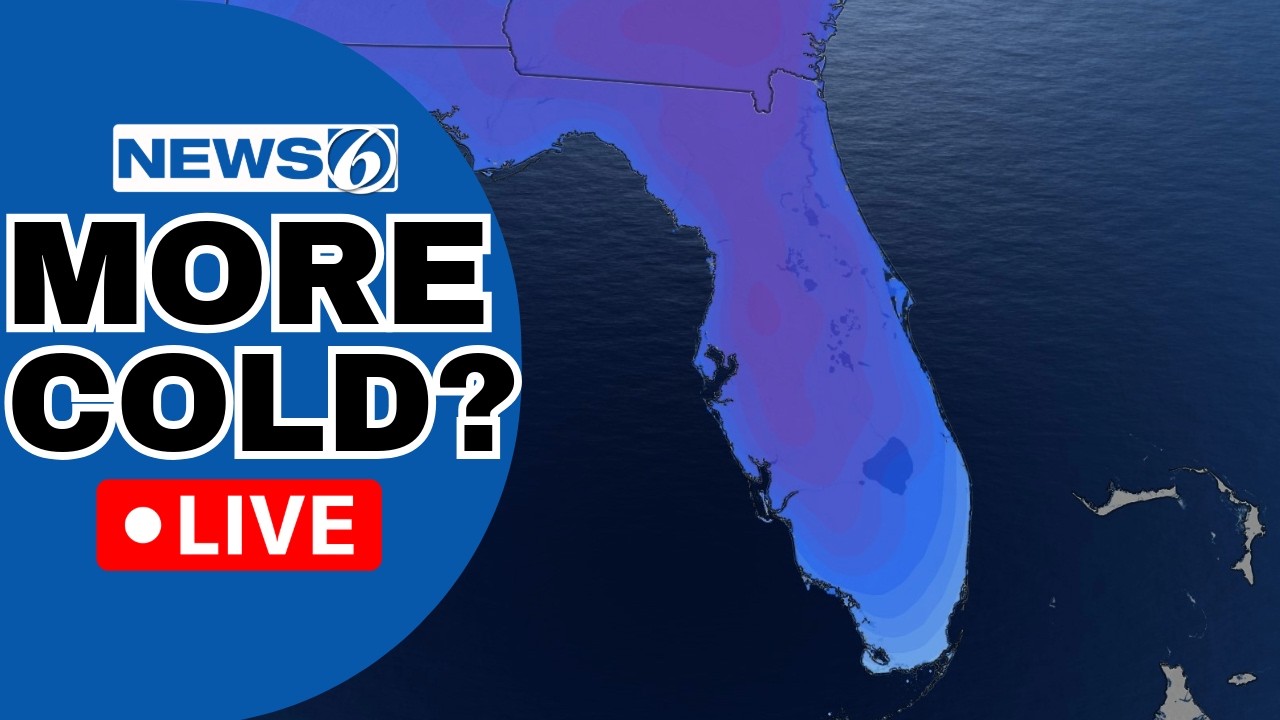 🔴NEWS 6 WEATHER LIVE AT 9:30 | Warm Now...But Cold Not Done Yet In Florida!