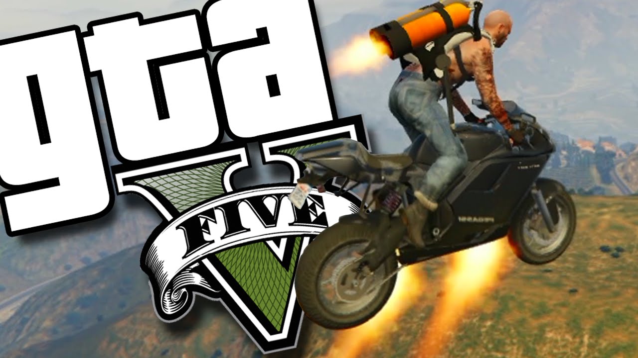 GTA V PC - Jetpack e Carro a Jato (MODS)