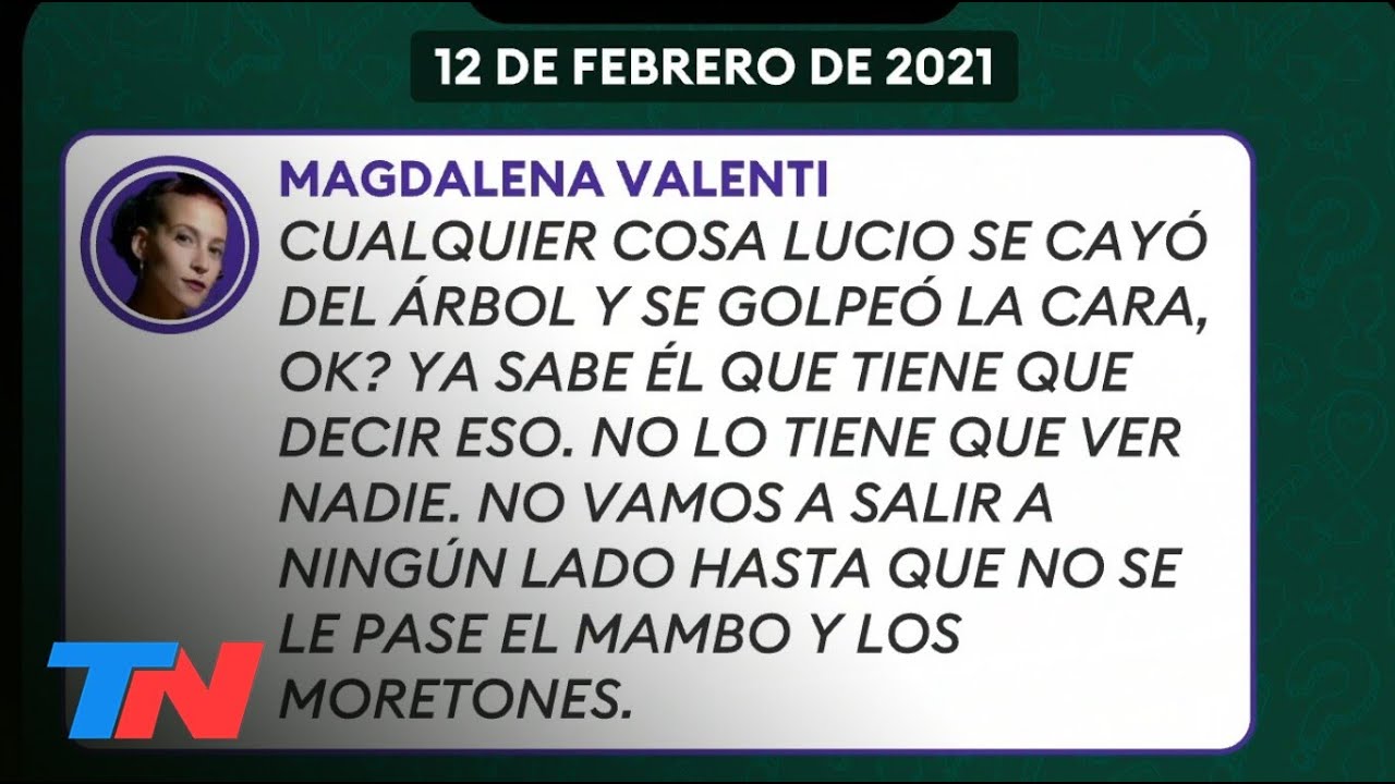 Los dolorosos chats entre Magdalena Valenti y Abigail Páez 