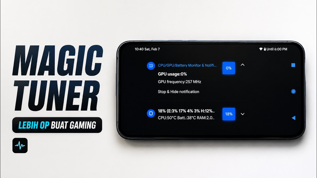 Gak Pake ROOT! tapi Game jadi Mulus! Magic tuner Terbaru