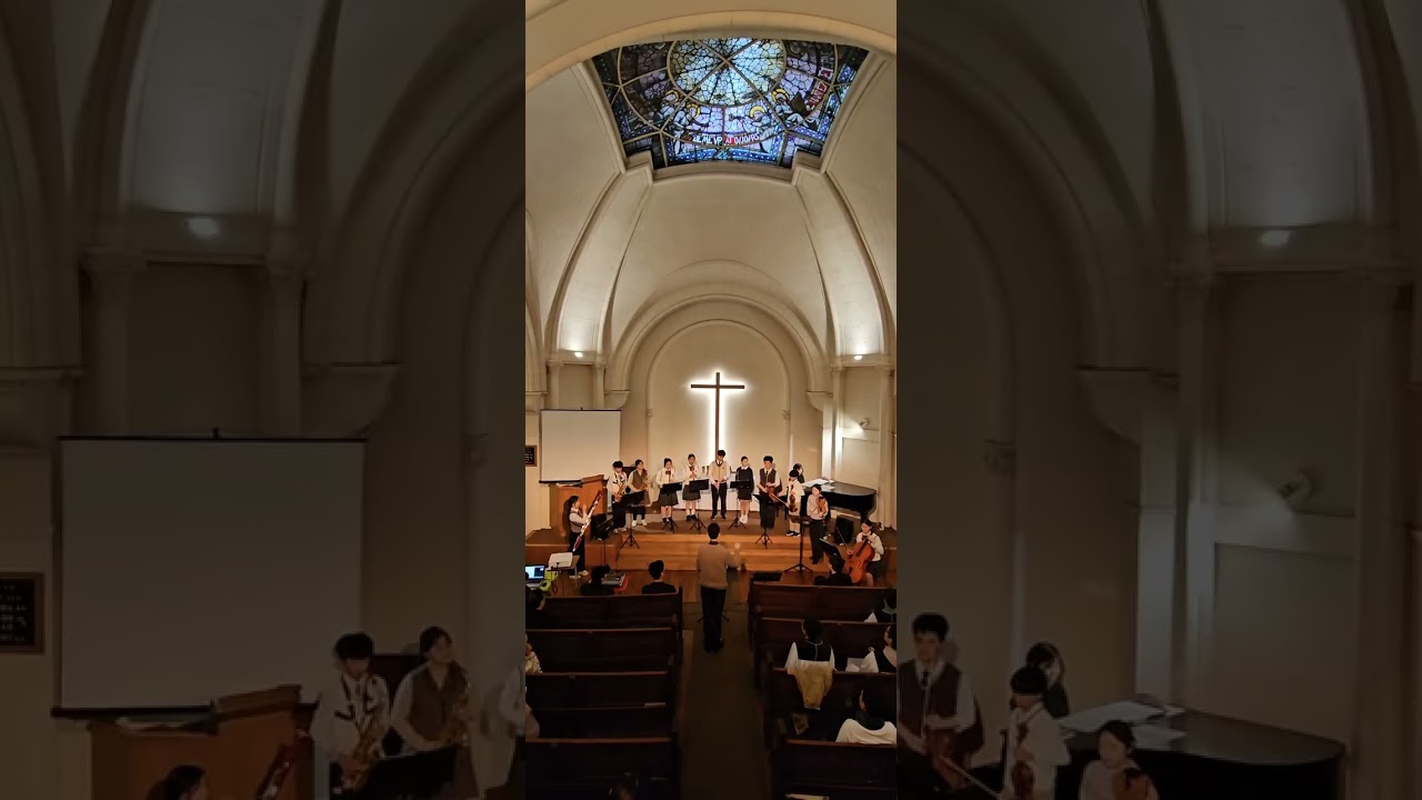 은혜.하나님의 열심  in 프랑스. The 영화로움 클래식앙상블 연주. 지휘 배준형