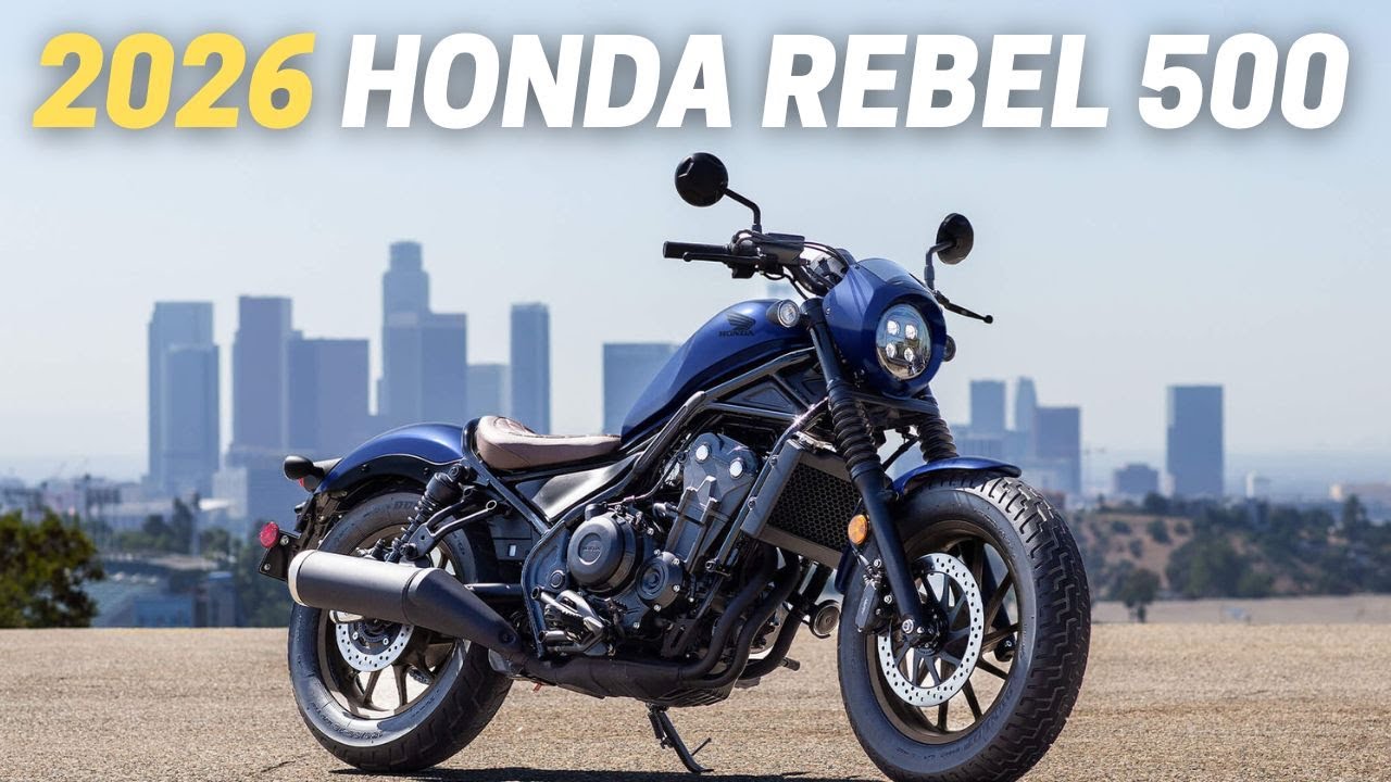 Honda Rebel 500 2026 года: 10 вещей, которые вы должны знать
