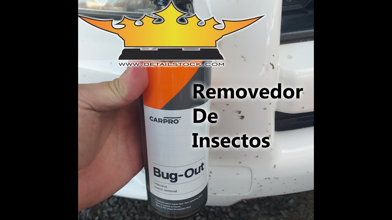 CarPro Bug Out Descripción y aplicación por Detailstock Remueve insectos de tu auto