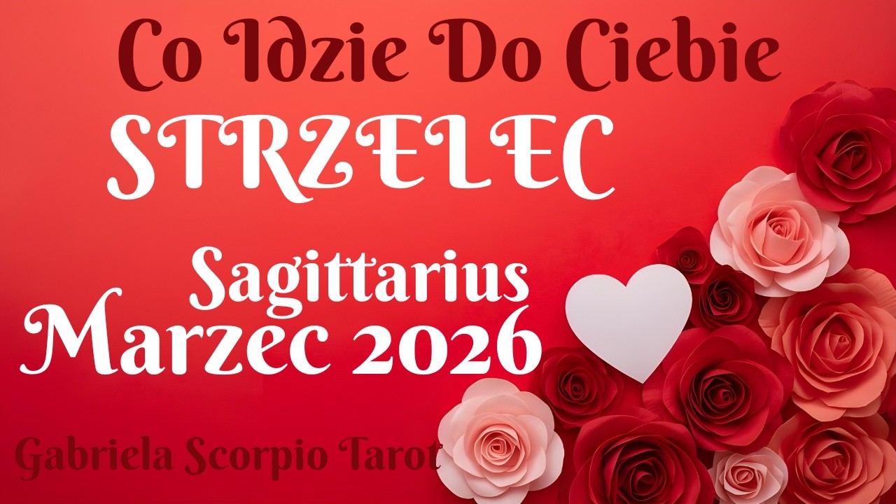 STRZELEC ♐ Co Idzie Do Ciebie Marzec 2026 Sagittarius Marz What's Coming Gabriela Scorpio Tarot
