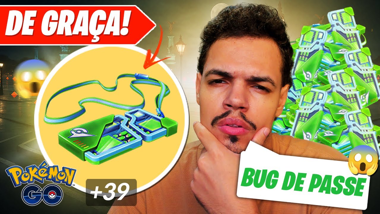 COMO FAZER O BUG DOS PASSES E GANHAR ATÉ 39 PASSES GRATUITOS  NO POKÉMON GO - USEM ENQUANTO FUNCIONA