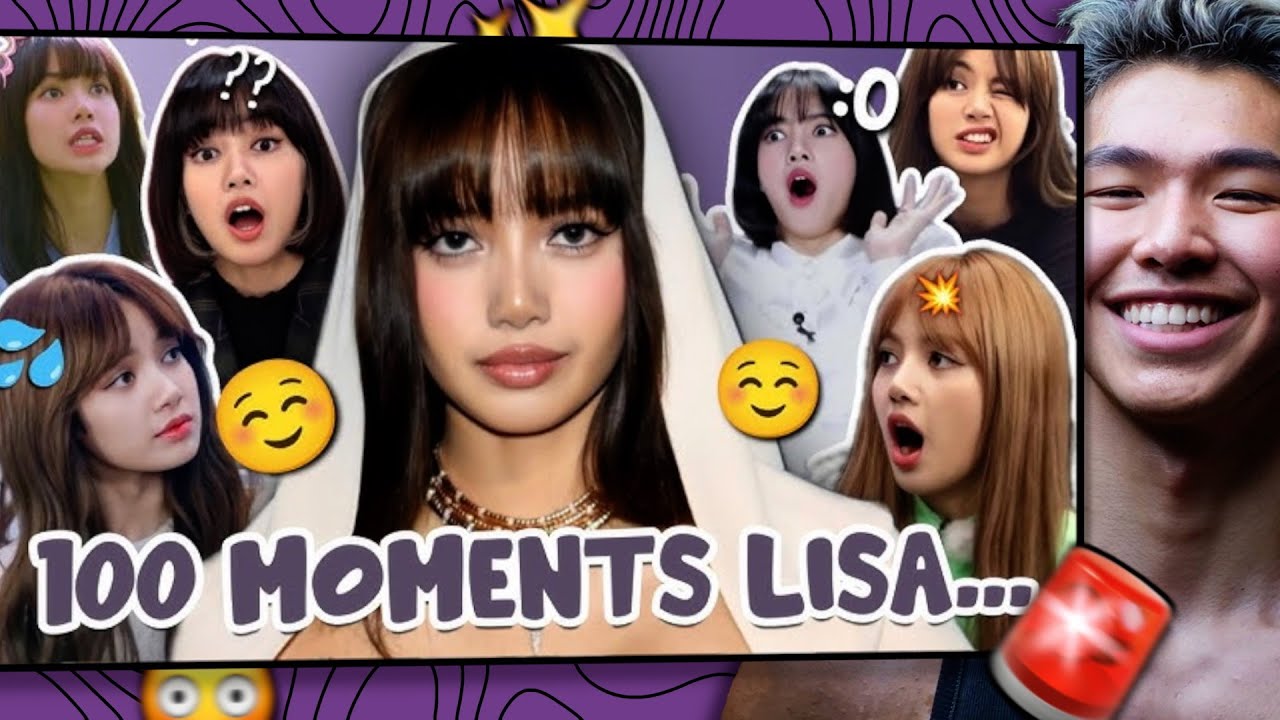 Athlete Reacts to 100 LISA most ICONIC MOMENTS Since HER DEBUT / Blackpink