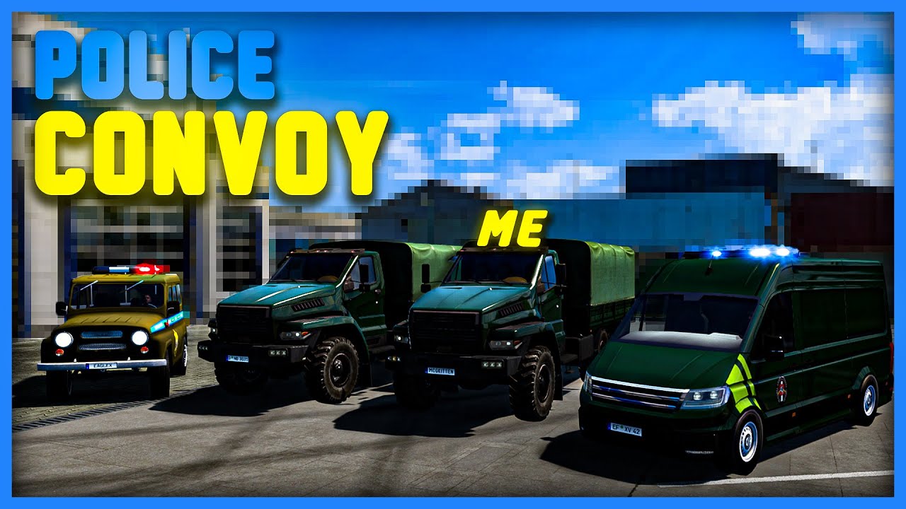 ☠️MILITARY Convoy On TRUCKERSMP💥| Moderator Patrol