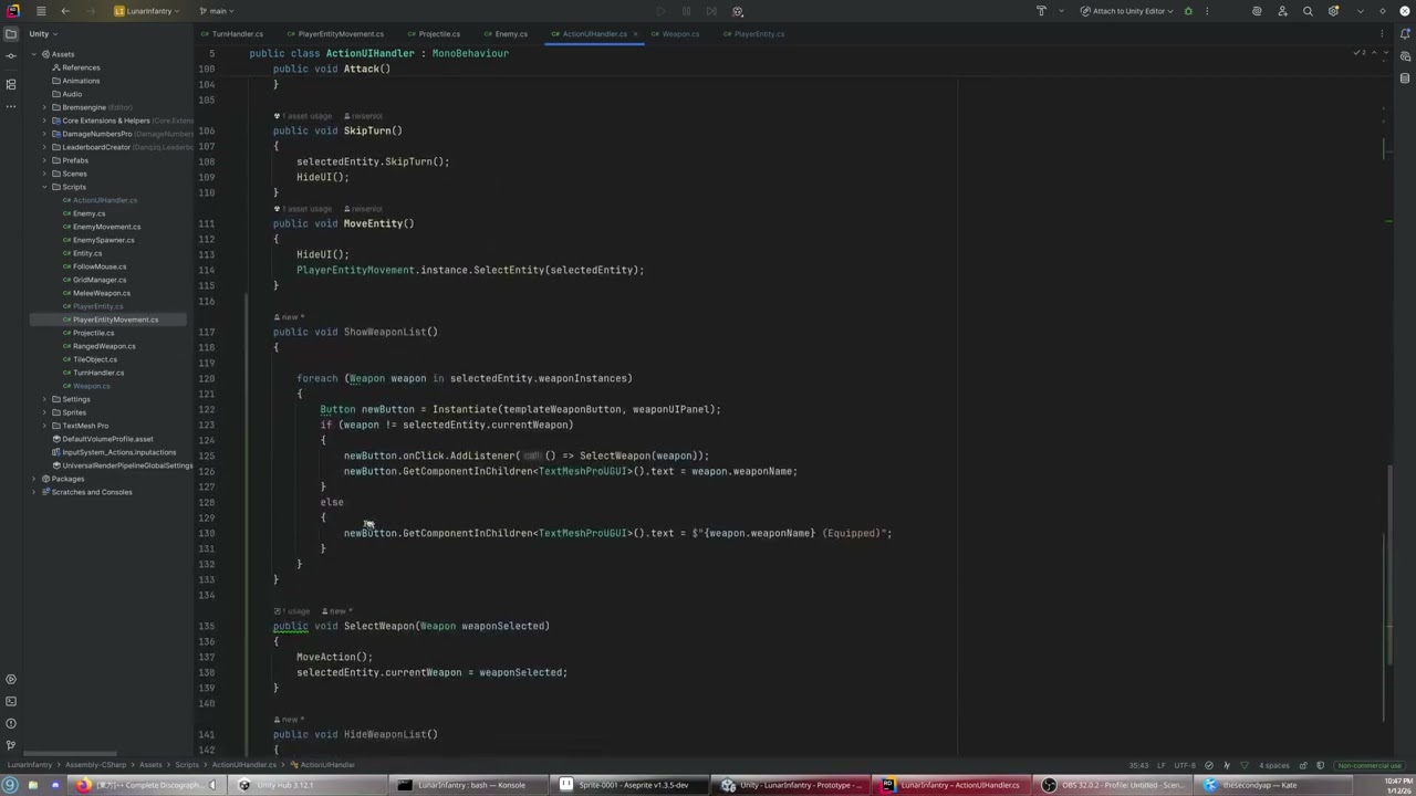 [1/12/2026] Game Development, Day 377 - excessive amounts of if statements