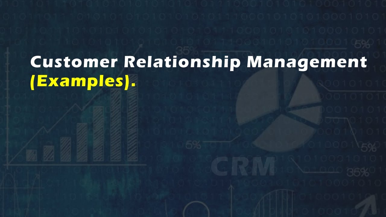 Customer Relationship Management (Examples).
