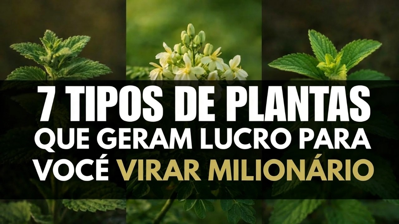 7 Plantas Lucrativas Que Farão de Você um Milionário (Que Ninguém Está Cultivando)
