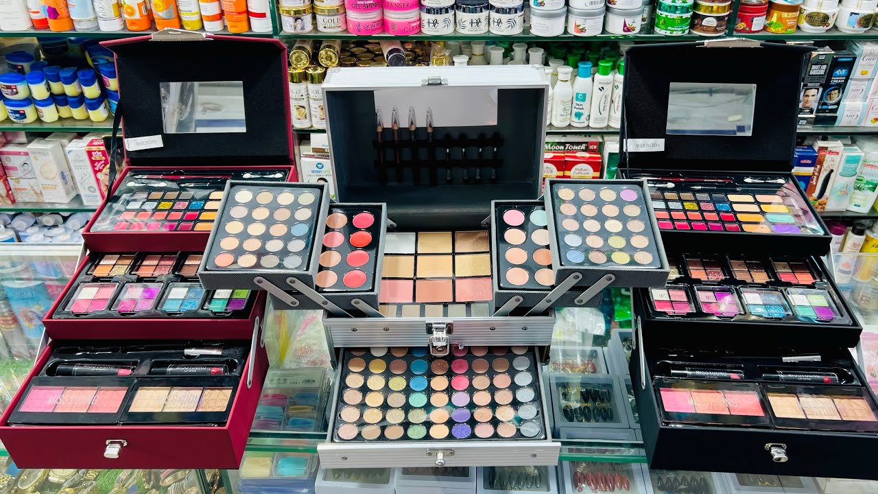 Новая коллекция наборов для макияжа || Набор для свадебной косметики || Распаковка большого набор...