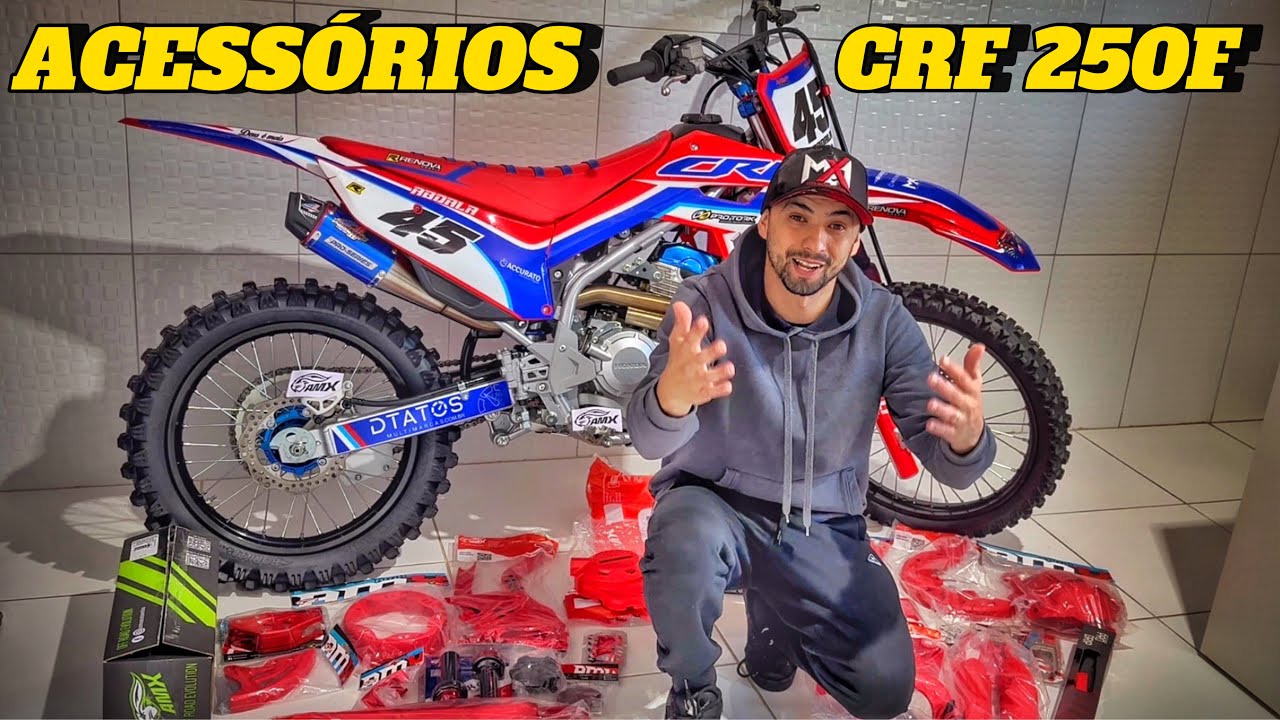 PRINCIPAIS ACESSÓRIOS PARA CRF 250F ( AMX )