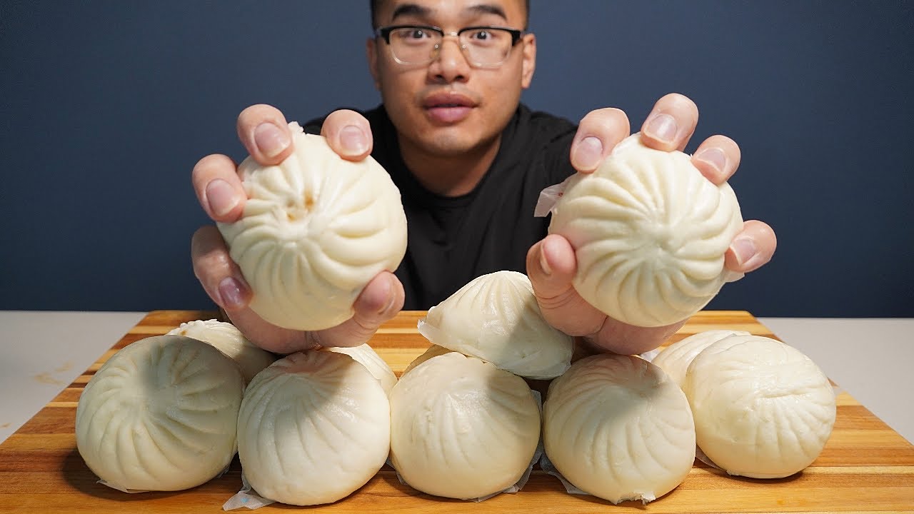 CHINESE STEAMED BUNS ASMR