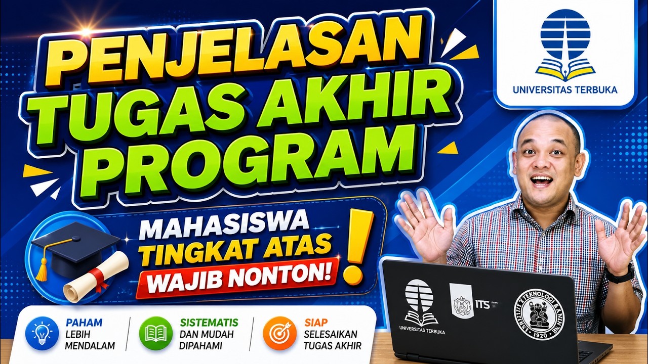 TUGAS AKHIR PROGRAM PENJELASAN LENGKAP UNIVERSITAS TERBUKA CARA REGISTRASI UT TIPS TUTORIAL TAP SI