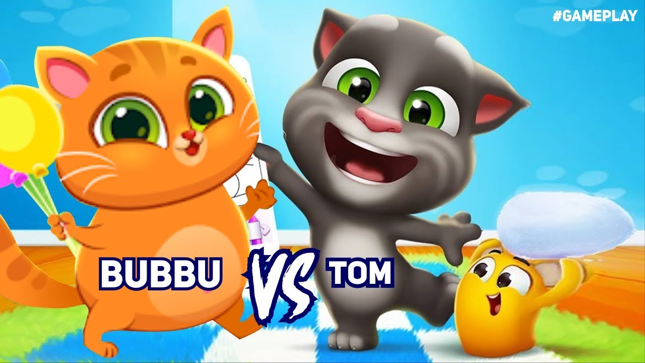Talking Tom 2 VS Bubbu My Virtual Pet