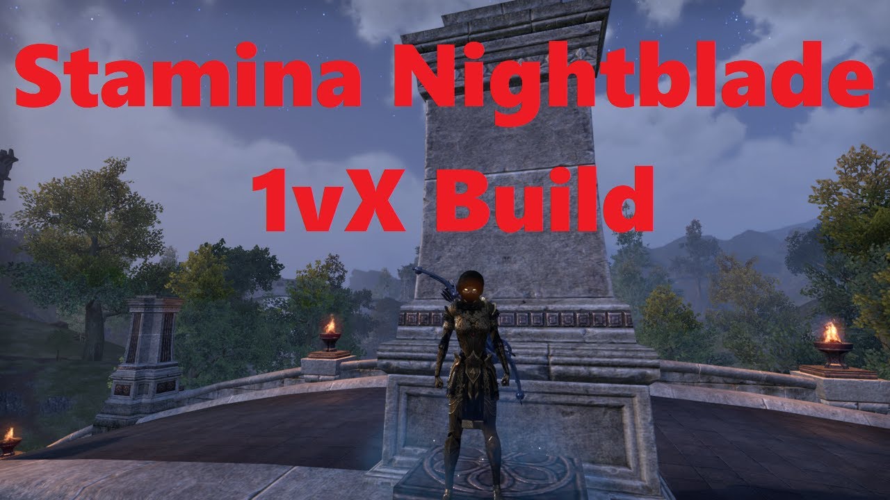 ESO PVP: Stamina Nightblade 1vX Build