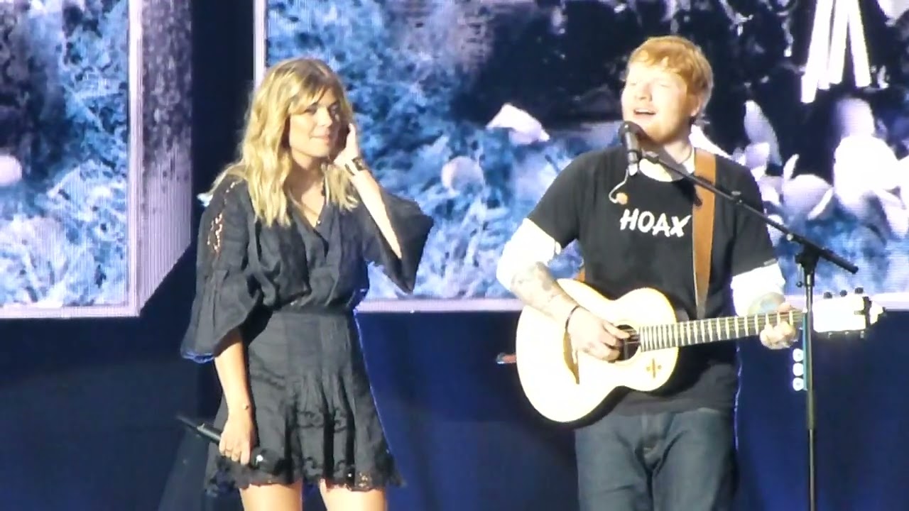 #edsheeran  (feat #louane ) - #perfect  - #stadedefrance  #paris  07/07/2018