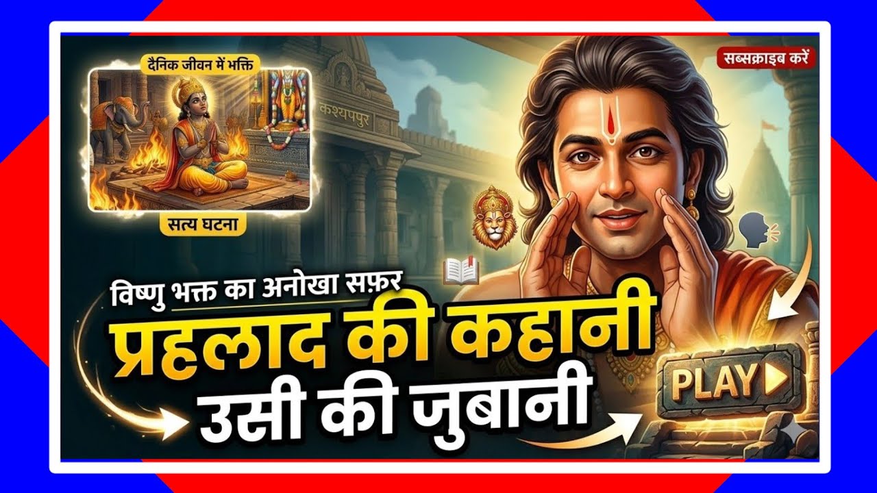 भक्त प्रहलाद की आत्मकथा: जब खंभे से प्रकट हुए भगवान नरसिंह (Autobiography of Prahlad)