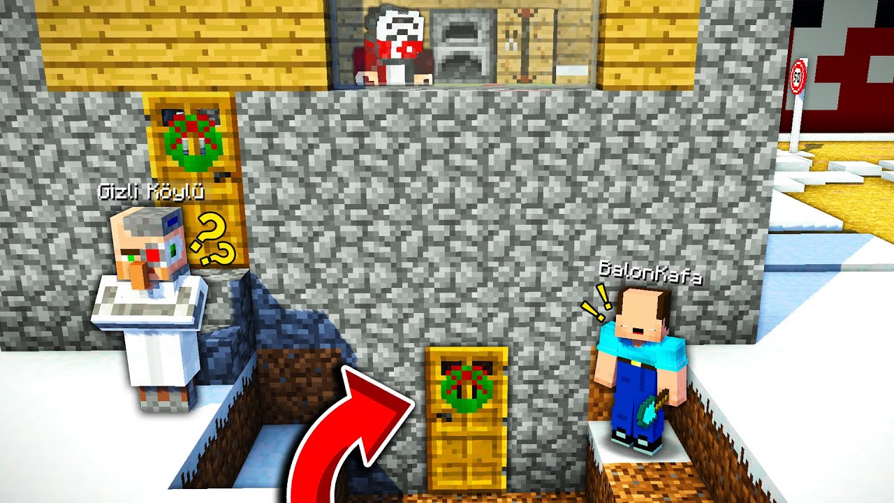 BALON KAFA İLE GİZLİ KÖYLÜYÜ BULDUK !! - BalonCraft #274 - Minecraft