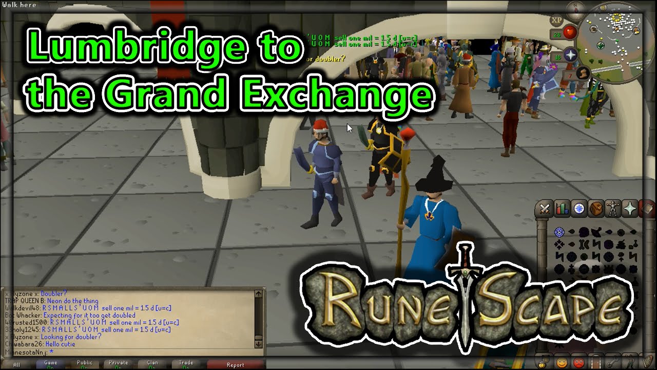 OldSchool Runescape - Lumbridge to the Grand Exchange (A Noobs Guide to Runescape) - EP.1