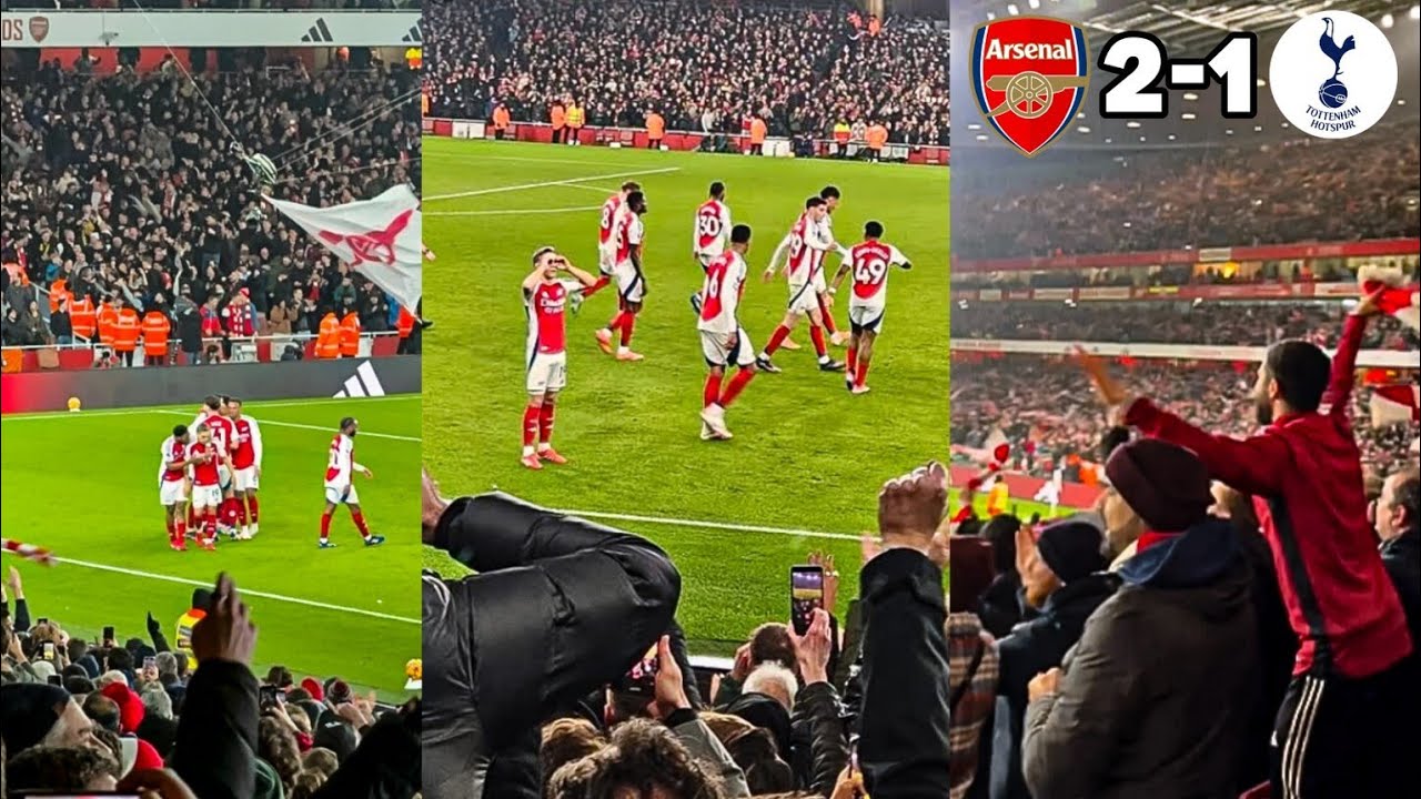 Arsenal Fans Celebrate Historic Derby Win against Tottenham - North London is RED