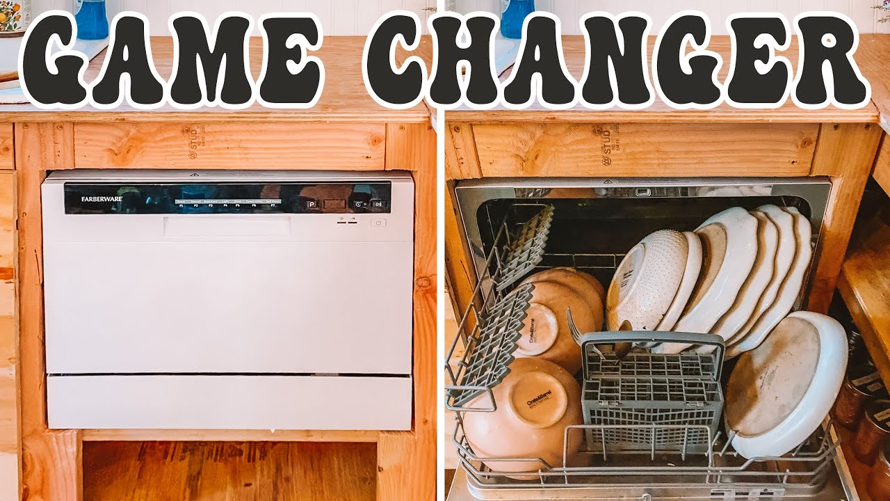 Installing a countertop dishwasher + From Scratch Homesteader Meals