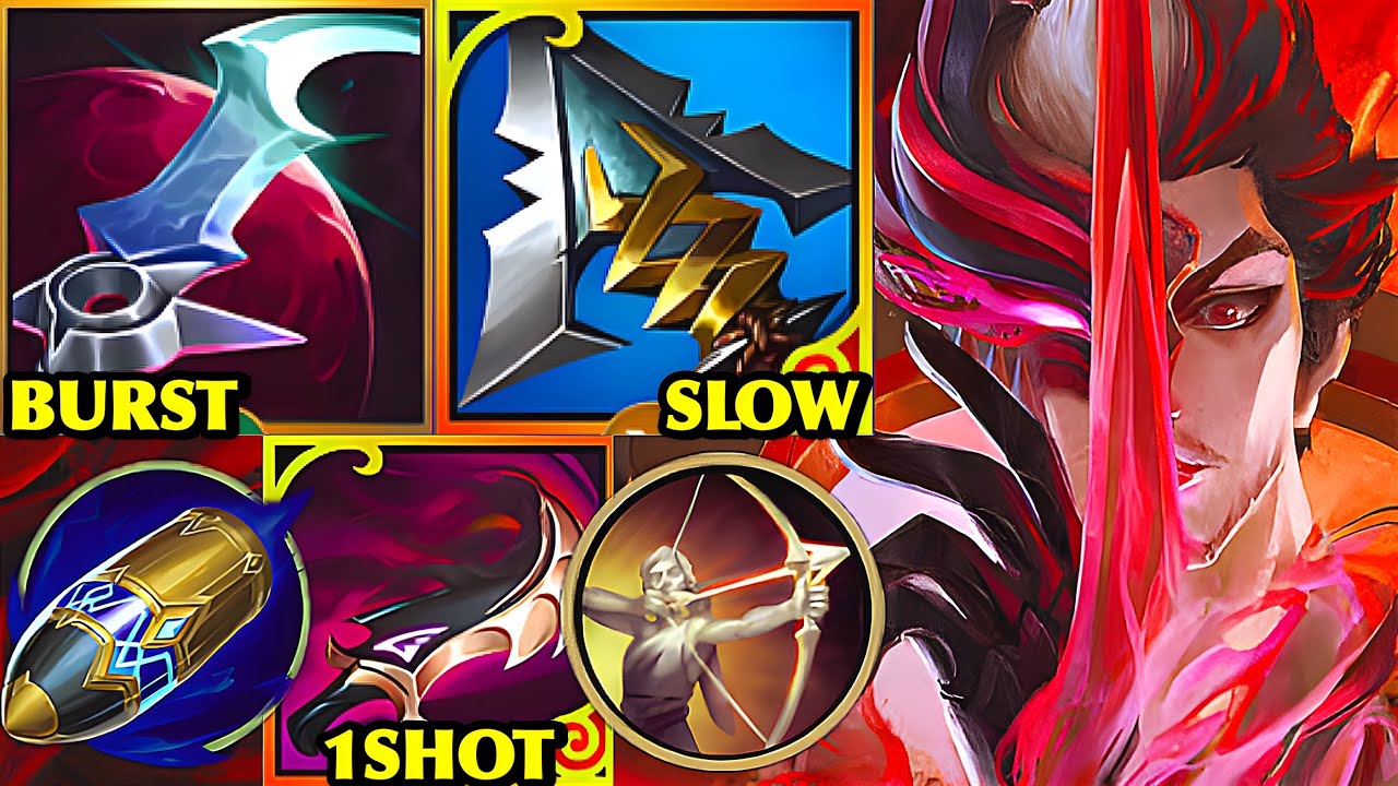 Wild Rift China Zed Mid | 21KILL ONESHOT COMBO ASSASSIN! UNREAL BURST DAMAGE?! | Build & Runes