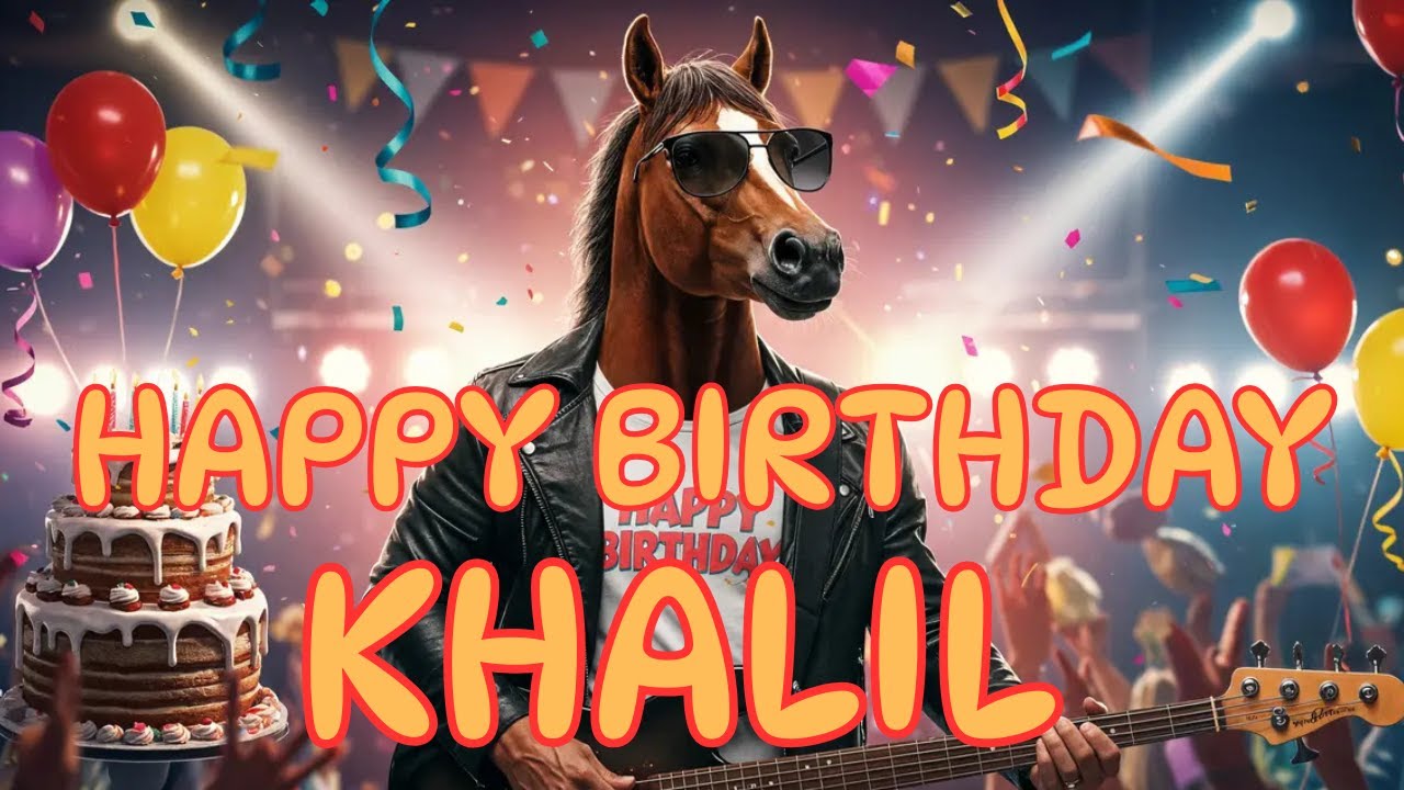 KHALIL - Happy Birthday Khalil