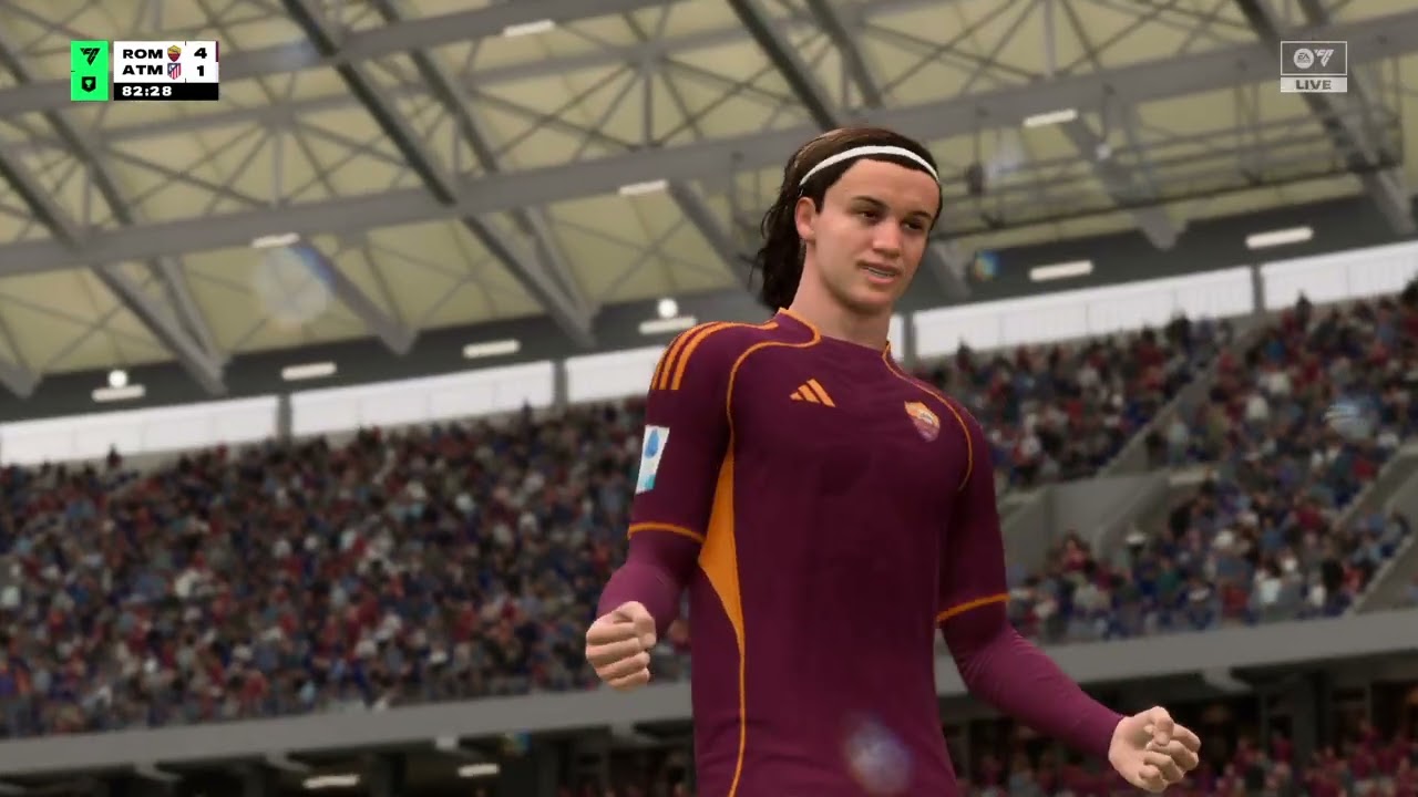 Roma  4   1  Atlantico Madrid