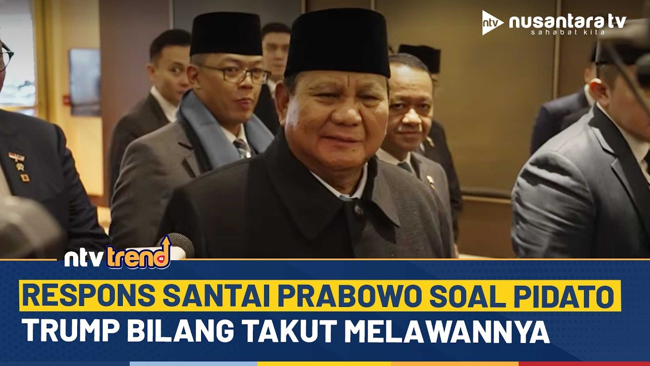 Presiden Prabowo Tanggapi Santai Pernyataan Trump Soal Takut Melawannya | NTV