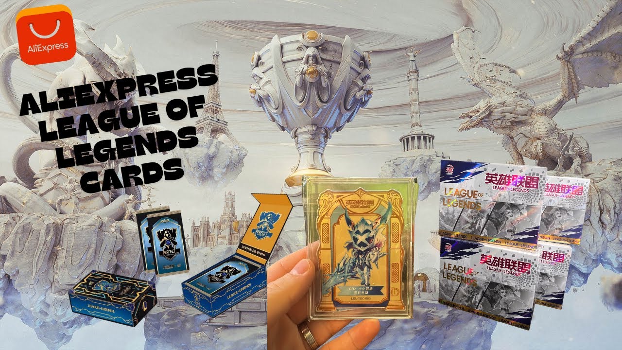 WE OPENED LEAGUE OF LEGENDS TRADING CARDS FROM ALIEXPRESS? HIT OR MISS?
