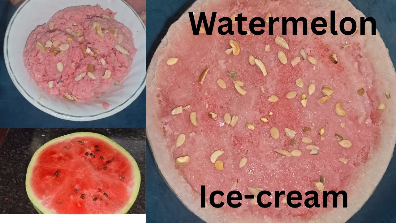 Easy గా పుచ్చకాయ 🍉 తో ఇలా ice-cream చేసేద్దాం 🤩//watermelon icecream//in telugu Recipe// cooking