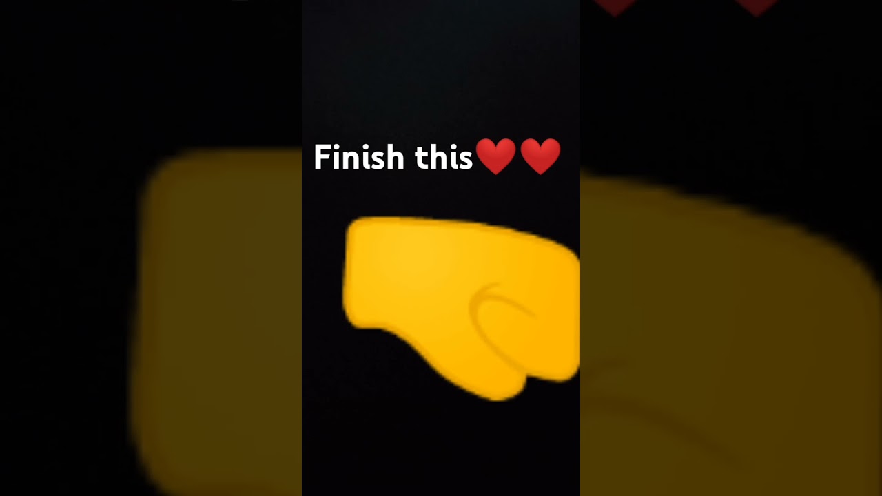Finish the hands