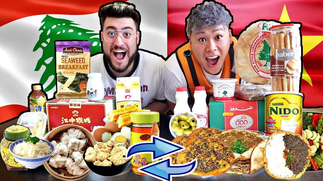 LEBANESE & ASIAN SWAP BREAKFAST FOODS