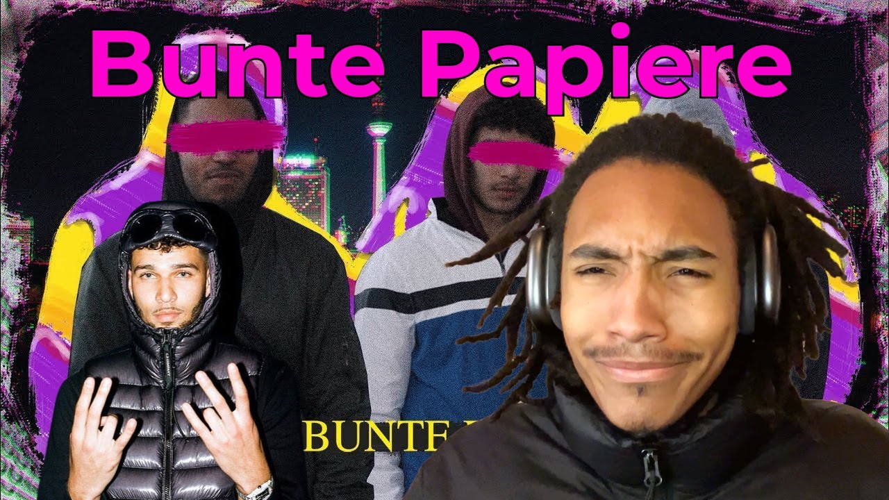 American Reacts To German Rap | Lucio101 - Bunte Papiere