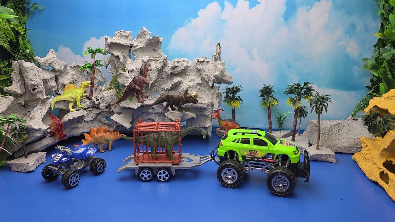 DINOSAUR HUNTERS 🦖  Dino Adventure Begins ! Toy Set