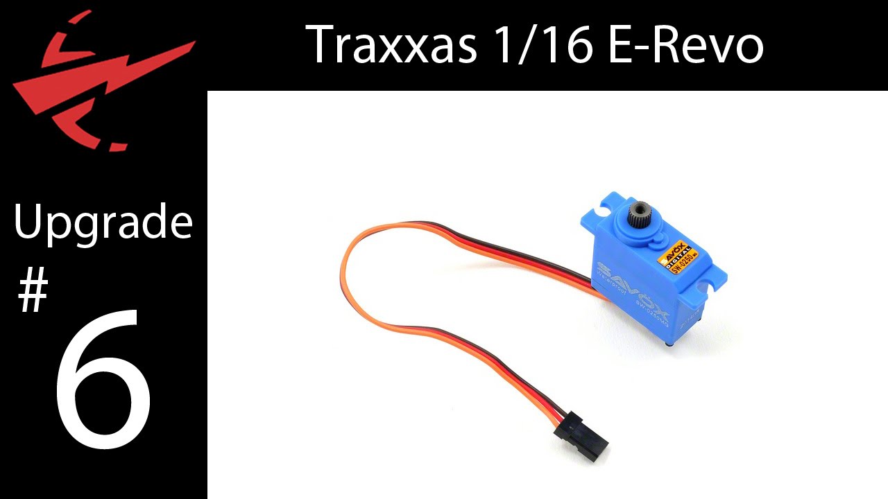 Velocity-Mini E-Revo-Level 6 Upgrade: Dual Savox Servos