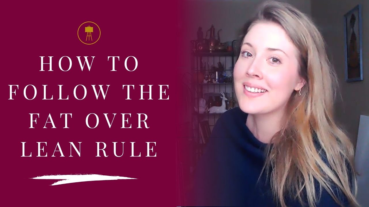 How to Follow the Fat Over Lean Rule when Working with Oil Paint!🎨