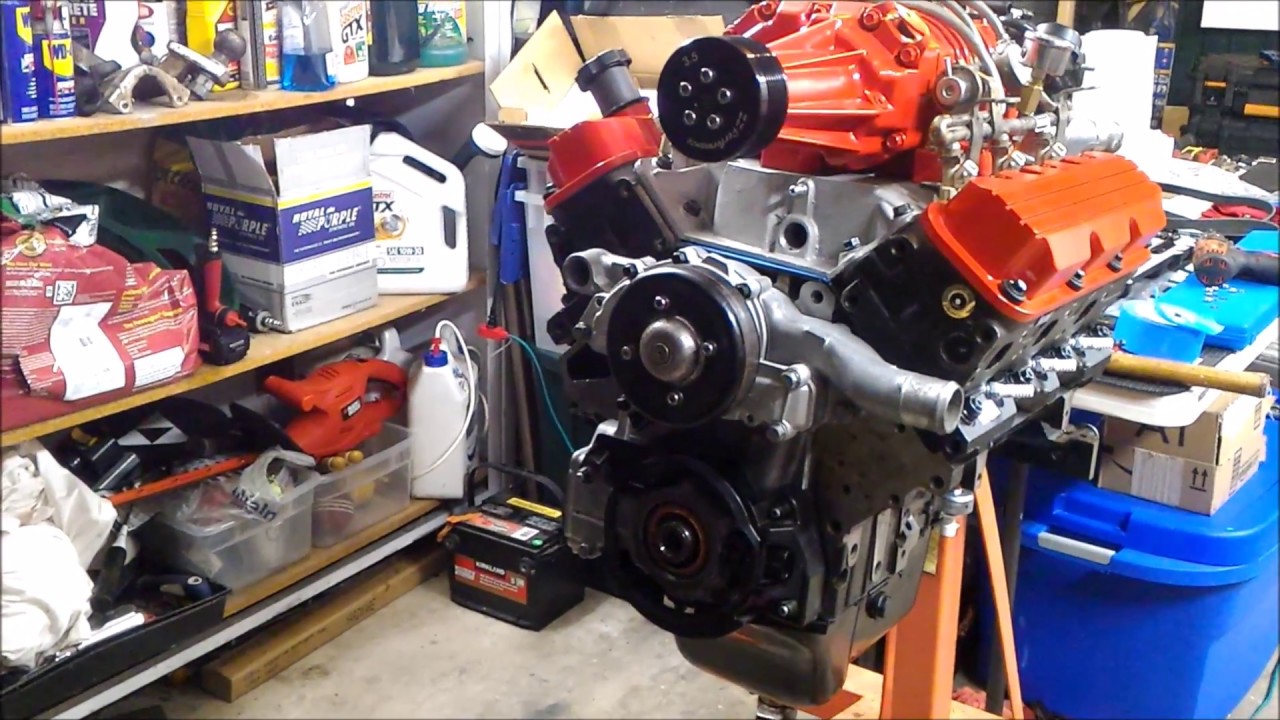 Переборка двигателя 3800 Supercharged с некоторыми доработками.