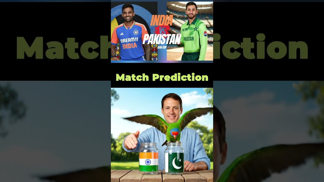 Parrot Prediction: Pakistan 🆚 India | Asia Cup Cricket Match 2025