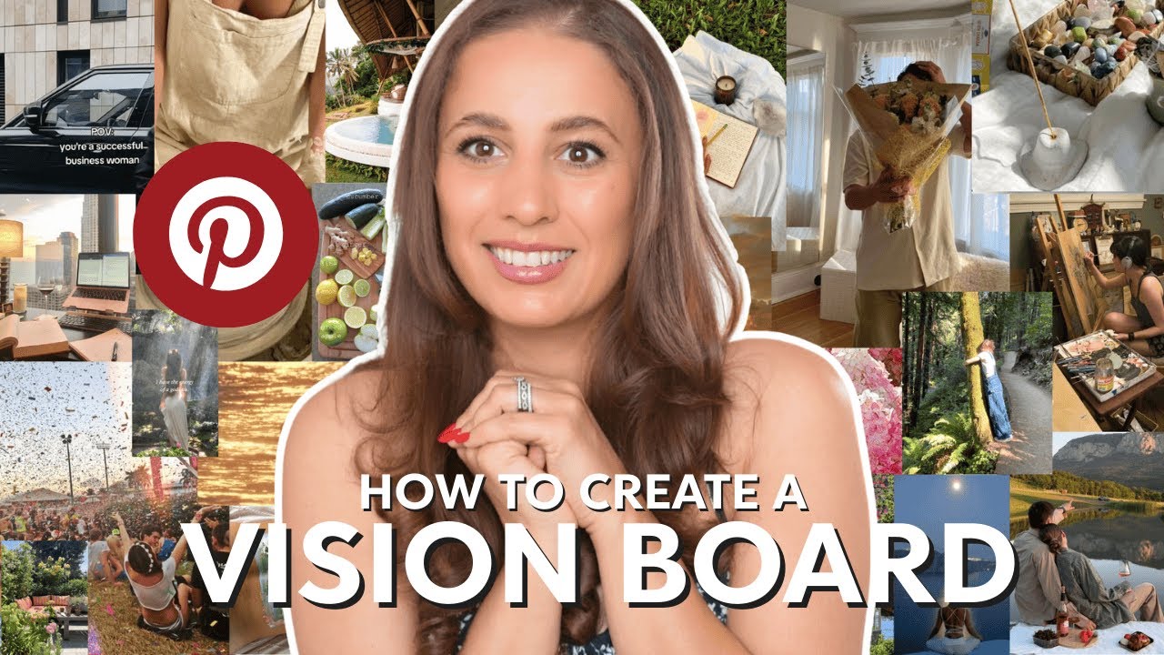 How to Make a VISION BOARD That ACTUALLY Works | Pinterest & Canva Tutorial