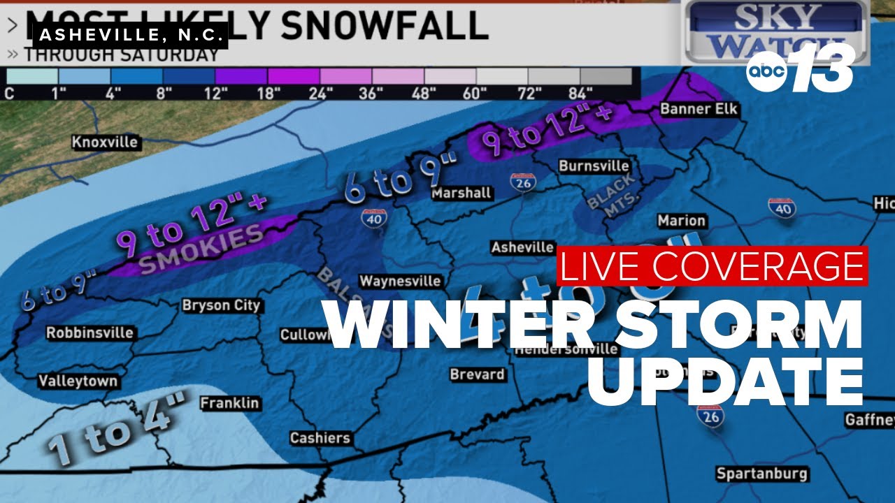LIVE Winter Storm Update with Chief Meteorologist Jason Boyer
